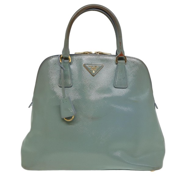 PRADA Hand Bag Safiano leather 2way Blue Auth 80864 - Picture 13 of 16